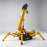 Mini-grue araignée robuste à chenilles hydrauliques pour le levage de poutres en béton dans les parkings