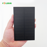 Panneau solaire Foldsun résistant aux intempéries, non standard, en PET PERC, personnalisé, indice de protection IP67, haute efficacité 22,4 %, CE ROHS FCC PSE pour