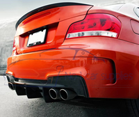 Diffuseurs arrière en fibre de carbone véritable, ajustement parfait, pour BMW Série 1 E82 style Rz, années 2007-2013