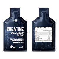 Créatine liquide à boire, absorption rapide, croissance musculaire, renforcement, amélioration des performances sportives