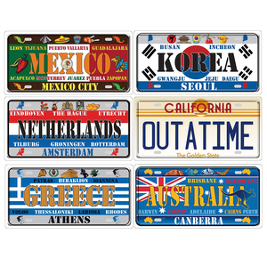 Personnalisé métal étain affiche drapeau vintage métal signe impression bar pub maison <span class=keywords><strong>jardin</strong></span> café restaurant décoration murale rétro métal affiche - Product Image 4