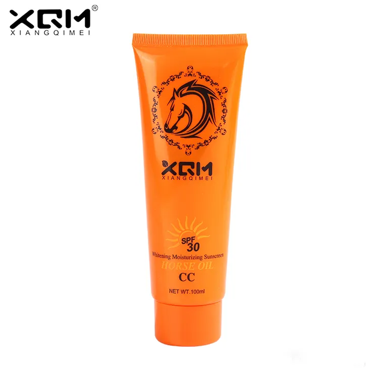 Custom Edition Wholesale sunscreen lotion XQM whitening sunscreen cosmetics manufacturer GMPC certification