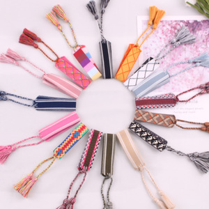 Pulsera Songfu de Tamaño Ajustable, Pulseras con Borlas Bordadas en 3D con Logotipo Personalizado, Regalos para Festivales - Product Image 4