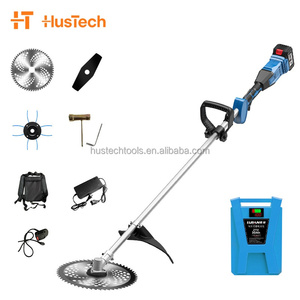 Cortacésped manual inalámbrico de grado industrial de 21 V con batería, cuchilla desbrozadora y recortadora de césped para eliminar malezas - Product Image 5