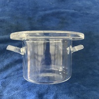 Frasco de Reacción de Cuarzo Fundido Personalizado de Alta Calidad, Transparente y Resistente al Calor, con Servicios de Soldadura y Corte para Aplicaciones de Alta Temperatura