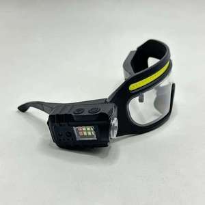 LED Eyewear Headlamp Work Safety Glasses <b>Emergency</b> <b>Light</b> USB Rechargeable Adjustable Strap Outdoor Lighting - Product Image 3