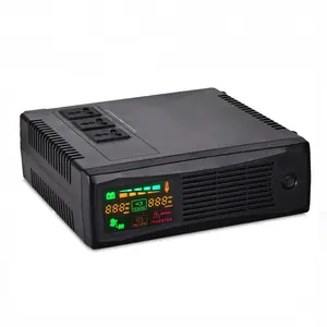 hybrid solar inverter 2400va with battery for home