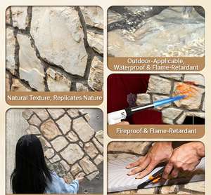 Panel de Pared de Espuma de Poliuretano con Diseño de Vetas de Tortuga, Cortado a Medida, Textura Realista Moderna, Ligero, Resistente al Agua y a los Rayos UV, para Interiores y Exteriores de Hoteles - Product Image 5