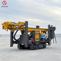 Foreuse rotative puissante JHR-300 sur chenilles à circulation inversée, 300 m, pour carottage de roche, échantillonnage de minerai et forage de formations dures