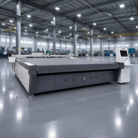 Machines de découpe numérique CNC à plat pour tissus monocouche de rideaux automatiques, mélanges de polyester, découpeuse à plat