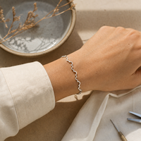Bracelet nuage personnalisé en or rose, chaîne réglable, bijou fantaisie, cadeau
