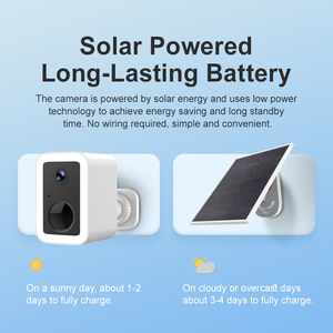 2K Wifi An Ninh Máy Ảnh 5G/2.4G Không Dây Pin Mạng Máy Ảnh IP65 Không Thấm Nước Cho Nhà Sử Dụng Với Năng Lượng Mặt Trời Bảng Điều Khiển - Product Image 3