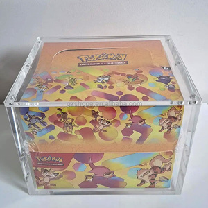 SHP เคสอะคริลิคใสคุณภาพสูงสำหรับ Pokemon TCG MEGA moonlit ดีบุก MEGA <span class=keywords><strong>clefable</strong></span> อะคริลิค4ชิ้นเคสฝาแม่เหล็กแข็งแรง - Product Image 2