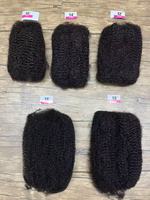 Cheveux 100% naturels non traités, afro crépus bouclés, extensions de cheveux humains vierges en vrac pour tresses et dreadlocks, 10-18 pouces