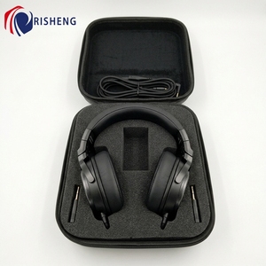 Étui de transport pour casque <span class=keywords><strong>sans</strong></span> <span class=keywords><strong>fil</strong></span> <span class=keywords><strong>Bluetooth</strong></span>, personnalisé avec logo, en EVA rigide, antichoc, étanche, avec poche interne en maille - Product Image 1