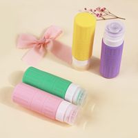 Kit de voyage anti-fuite en silicone 100ml approuvé par la TSA pour cosmétiques Gel douche Running Essentials