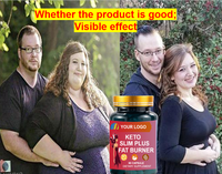Keto Diet Supplément de pilules Slim figure-60 Capsules végétariennes Supplément à base de plantes