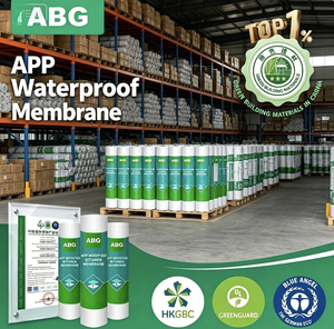 Membrane d'étanchéité en <span class=keywords><strong>bitume</strong></span> modifié APP avec revêtement en aluminium, réfléchissant la chaleur, membrane économe en énergie pour toitures - Product Image 1