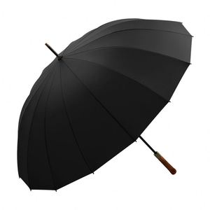 Parapluie Droit à Long Manche en Bois de 23 Pouces, Grande Taille, Robuste, avec Logo Personnalisé pour Homme - Offre Spéciale - Product Image 3