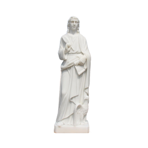 Iglesia religiosa católica regalo personalizado tamaño real San Juan el <span class=keywords><strong>Evangelista</strong></span> estatua de mármol blanco - Product Image 6