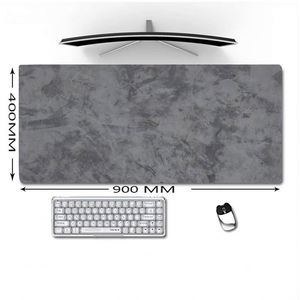 FX Cement Gray Custom logo Sublimation Mouse Pad, <b>Gaming</b> <b>Desk</b> <b>Mat</b>, Non-slip Natural Rubber Office and <b>Gaming</b> Mouse Pad - Product Image 5