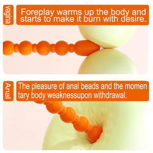 Masseur <span class=keywords><strong>anal</strong></span> en silicone fin avec billes pour débutants, produit pour adultes homme femme, plug <span class=keywords><strong>anal</strong></span> pour hommes - Product Image 3