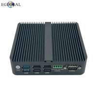Mini PC industriel sans ventilateur, Intel J6412 Quad Core, prend en charge DDR4 32 Go SSD/HDD, Win11 Linux OS, mini PC neuf