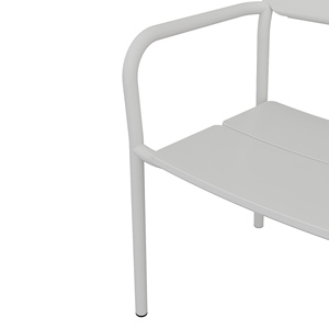 Silla de <span class=keywords><strong>Aluminio</strong></span> Individual para Exteriores, Resistente a la Oxidación, Diseño Moderno, Cómoda y Ligera, para Jardín, Patio, Parque y <span class=keywords><strong>Cocina</strong></span> - Product Image 5