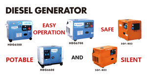 Petit générateur diesel silencieux de type 3kw de haute qualité avec ATS 50/60Hz monophasé/3 phases certifié CE - Product Image 4