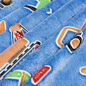 Mềm ma thuật phát sáng tối flannel lông cừu ném chăn 100% Polyester chống tĩnh bốn mùa máy có thể giặt hoạt hình trải giường - Product Image 5