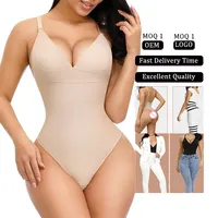 frehsky bodysuit for women women waist trainer shapewear slim body shaper  deep v neck thong bodysuit tummy control jumpsuit tops