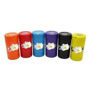 Best selling Custom Printed Cookes Plastic Glass bottles LED Air Tight Storage Jar With Lids