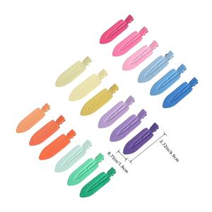 Barrettes plates personnalisées en gros pour salon, épingles à cheveux sans pli ni trace, pinces à cheveux en métal sans pli ni déformation - Product Image 3