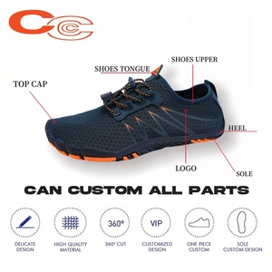 Chaussures aquatiques de surf et de natation Printemps Hiver Plage Pieds nus <span class=keywords><strong>Fivefingers</strong></span> Bout carré Unisexe Tige en maille respirante Antidérapantes Souples - Product Image 2