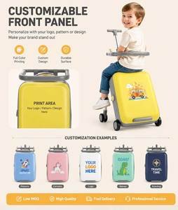 2026 <strong>Cute</strong> Kids <strong>Suitcase</strong> on Wheels Rolling Luggage Carry on Ride on Children Trolley Luggage Bag - Product Image 6
