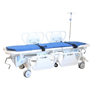 Lit médicalisé post-opératoire à 1 fonction avec levage dorsal, plateau plat, pour examen gastroscopique, chariot de transfert, prix fabricant ORP - Product Image 4
