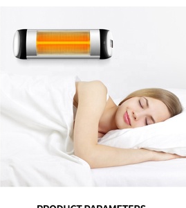 Chauffage infrarouge mural rapide à prix compétitif avec tube en fibre de carbone et minuterie 24 heures - Product Image 3