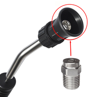 Accessoires de nettoyeur haute pression en acier inoxydable 1/4 \ "outils de nettoyage de voiture Turbo rotatif pulvérisateur ventilateur buse embouts