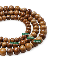 Perles de prière Winon Kuka Seed Wheel Tasbih 5*7mm 33/45/99 perles, lisses et confortables à tenir