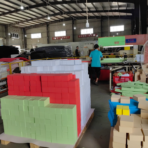 Blocs en mousse souple en forme de <span class=keywords><strong>Tetris</strong></span> - Piscine à mousse et blocs d'escalade pour enfants - Blocs de construction pour un jeu sûr et un empilage créatif - Product Image 6