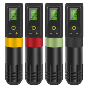 Stylo de <span class=keywords><strong>tatouage</strong></span> sans fil 2026 avec batterie 2000 mAh, écran LED, course de 3,5 mm, tension réglable, <span class=keywords><strong>machine</strong></span> à tatouer à cartouche en aluminium - Product Image 1