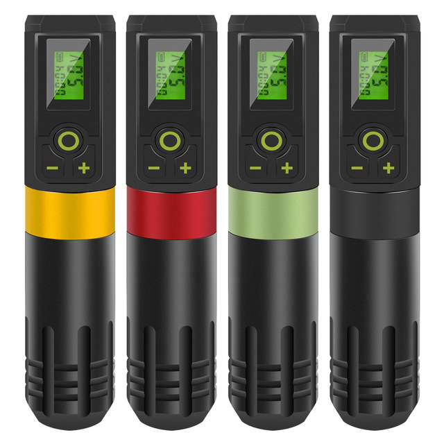 2026 Wireless Tattoo Pen 2000mAh Battery LED Display 3.5mm Stroke Voltage Adjustable Aluminum Cartridge Tattoo Machine