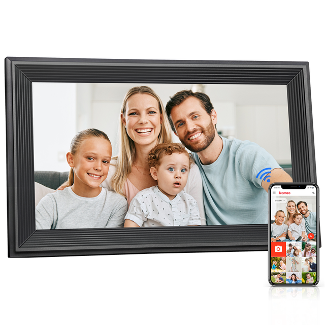 Vphoto Digital Frame 16-Inch Digital Photo Frame 32GB Wall Mountable Auto-Rotate Motion Sensor Clock MP4 Video Playback