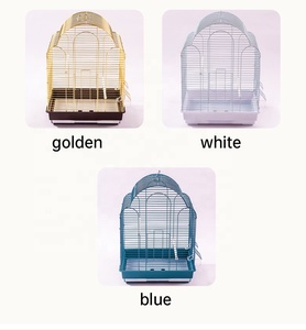 Suporte Decorativo para Gaiola de Pássaros Estilo Ornato, Centro de Mesa Vintage em Metal Dourado com Vaso para Jardim - Product Image 5