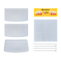 Tables promotionnelles légères en plastique personnalisables pour l'affichage publicitaire en intérieur et en extérieur