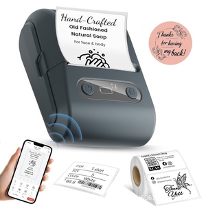 Imprimante thermique de reçus 80 mm, étiqueteuse, interface USB, 203 DPI, prise en charge SDK, batterie 1200 mAh, garantie 1 an, vitesse d'impression couleur 0 - Product Image 1