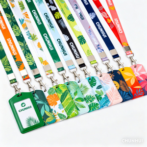 Bán Buôn Tùy Chỉnh Của Phụ Nữ Thân Thiện Với Môi Jacquard Dây Buộc Keychain Cá Nhân Polyester Thăng Hoa Khuyến Mại Móc Khóa - Product Image 3