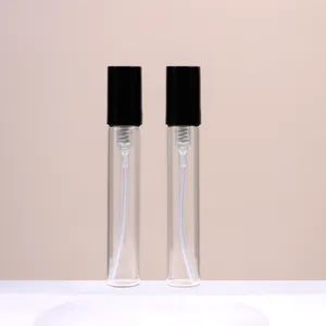 Nouveau design atomiseur rechargeable personnalisé 5ml bouteilles rondes en verre de parfum avec bouchon à baïonnette