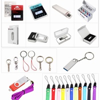 Clé USB 2.0 personnalisable, capacité de mémoire de 1 Go à 128 Go, clé USB en plastique avec cryptage et garantie d'un an, en stock