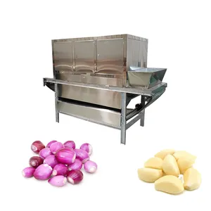 Commercial 200kgh Garlic Skin Removing Chain Driven Garlic Peeling Machine with Factory Price